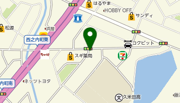 private salon SRの地図画像