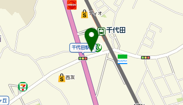 美容室INNERVEの地図画像