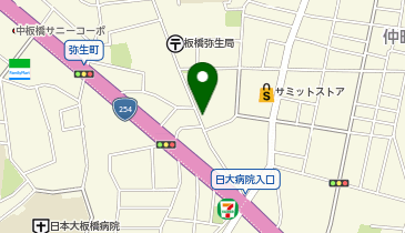 コムロ理容の地図画像