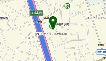 ヘアーサロンヒラカワの地図画像