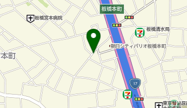 美容室 sunの地図画像