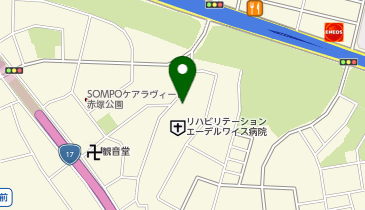 介護老人保健施設エーデルワイス(条例第五条理容所)の地図画像