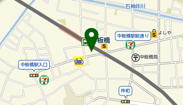 QB HOUSE 東武中板橋駅店の地図画像