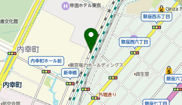 CUT&go日比谷店の地図画像