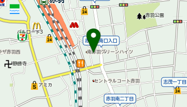 HAIRM邸EK+plusの地図画像