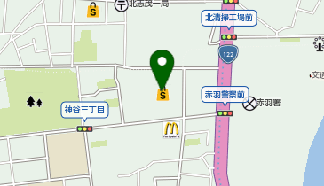 ファミリー写真館ピノキオ赤羽店の地図画像