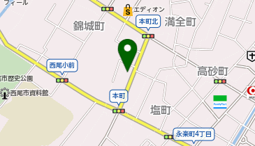 第一生命西尾ビルの地図画像
