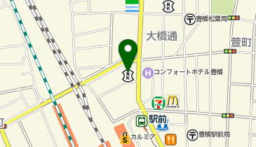 静銀ニッセイ豊橋ビルの地図画像