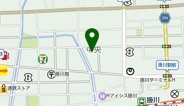 JR東海掛川現業事務所の地図画像