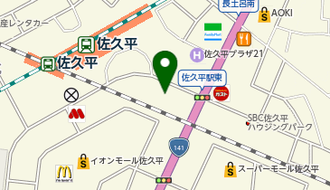 佐久平プレイスビルの地図画像