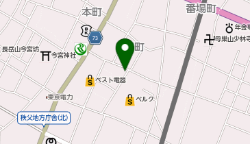 橋ビルの地図画像