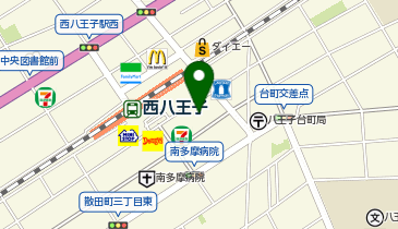 西八王子オスロービルの地図画像