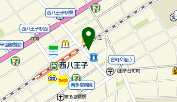 西八さくらビルの地図画像