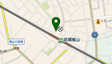 荒井嵐山駅前ビルの地図画像