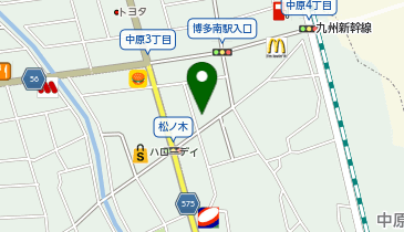 オフィスパレア那珂川Bの地図画像