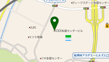 KDDI多摩センタービルの地図画像