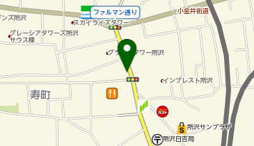 グリーンビルの地図画像