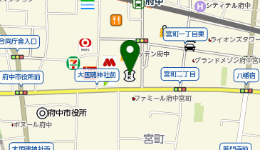 KDX府中ビルの地図画像