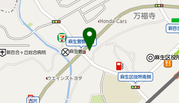 新百合グリーンビルの地図画像