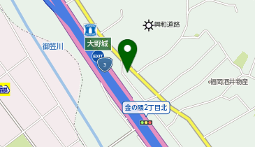 オフィススクエア金の隈の地図画像