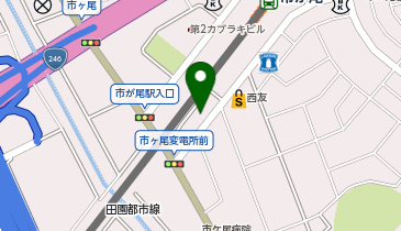 市ケ尾田園ビルの地図画像