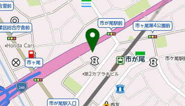 東急ドエル市ケ尾プラーザビルの地図画像