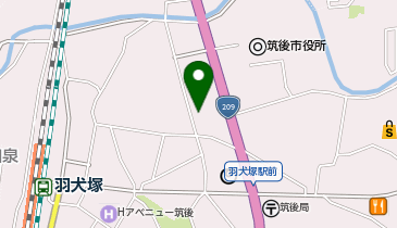 CHIKUGOサンビルの地図画像