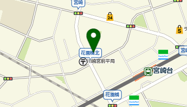 東急宮崎台ガーデンオフィスの地図画像