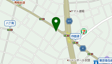 四面道ビルの地図画像