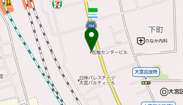 松亀センタービルの地図画像