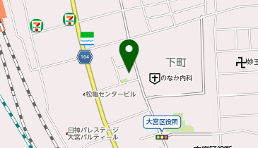 AXIS下町ビルの地図画像