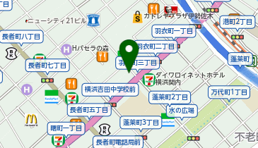 パセラリゾーツ横浜関内店の地図画像