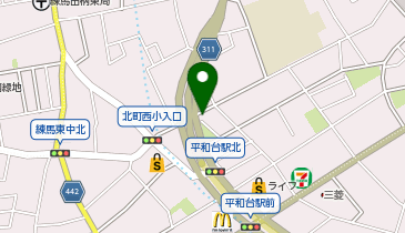 ホンダビルの地図画像