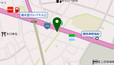 平和台ドレスビルの地図画像