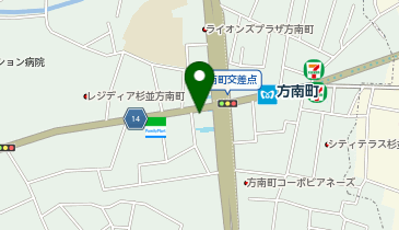 方南通りビルの地図画像