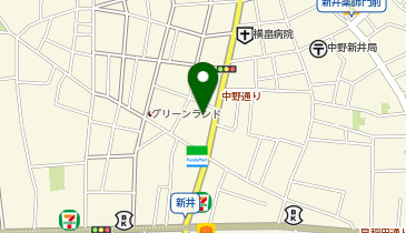 中野大和ビルの地図画像