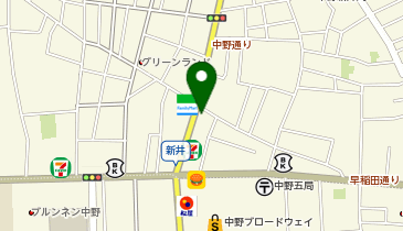 (株)マルモトの地図画像