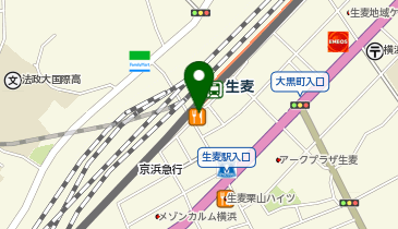 生麦東洋ビルの地図画像