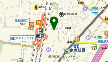 GSプラザ鶴見駅前ビルの地図画像