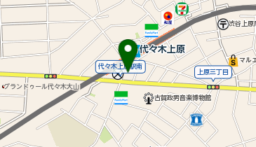 上原南ビルの地図画像