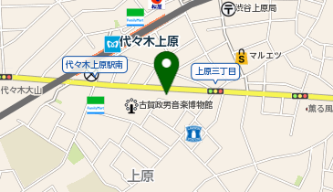 文教代々木ビルの地図画像