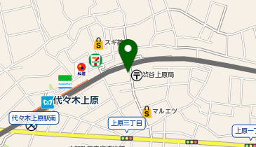 上原銀座ビルの地図画像