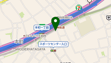 落合ビルの地図画像