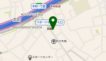 初台木田ビルの地図画像