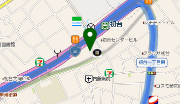 初台光山ビルの地図画像