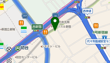 代々木當山ビルの地図画像