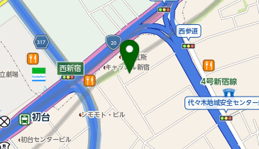 西参道梅村ビルの地図画像