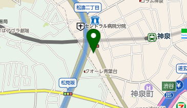 神泉風來ビルの地図画像