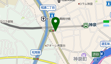 クロスシー渋谷神泉ビルの地図画像