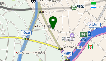 神泉梅山ビルの地図画像